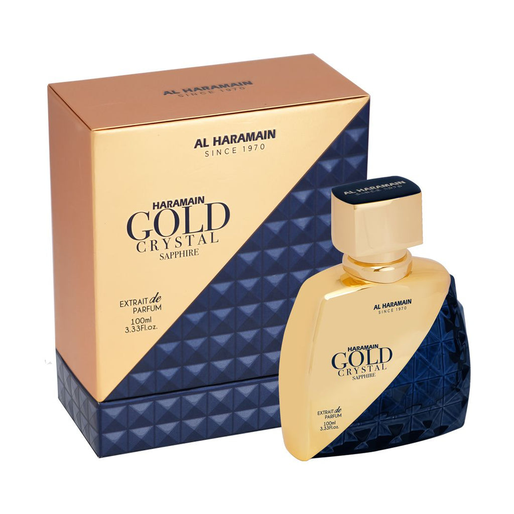 Haramain Gold Crystal Sapphire, 100ml, Extrait De Parfum