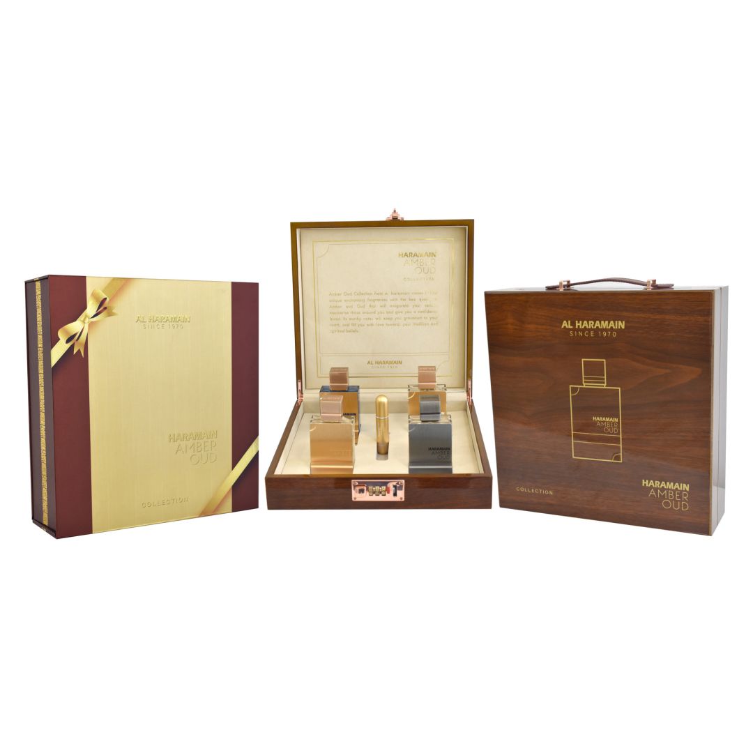 Haramain Amber Oud Collection Gift Set